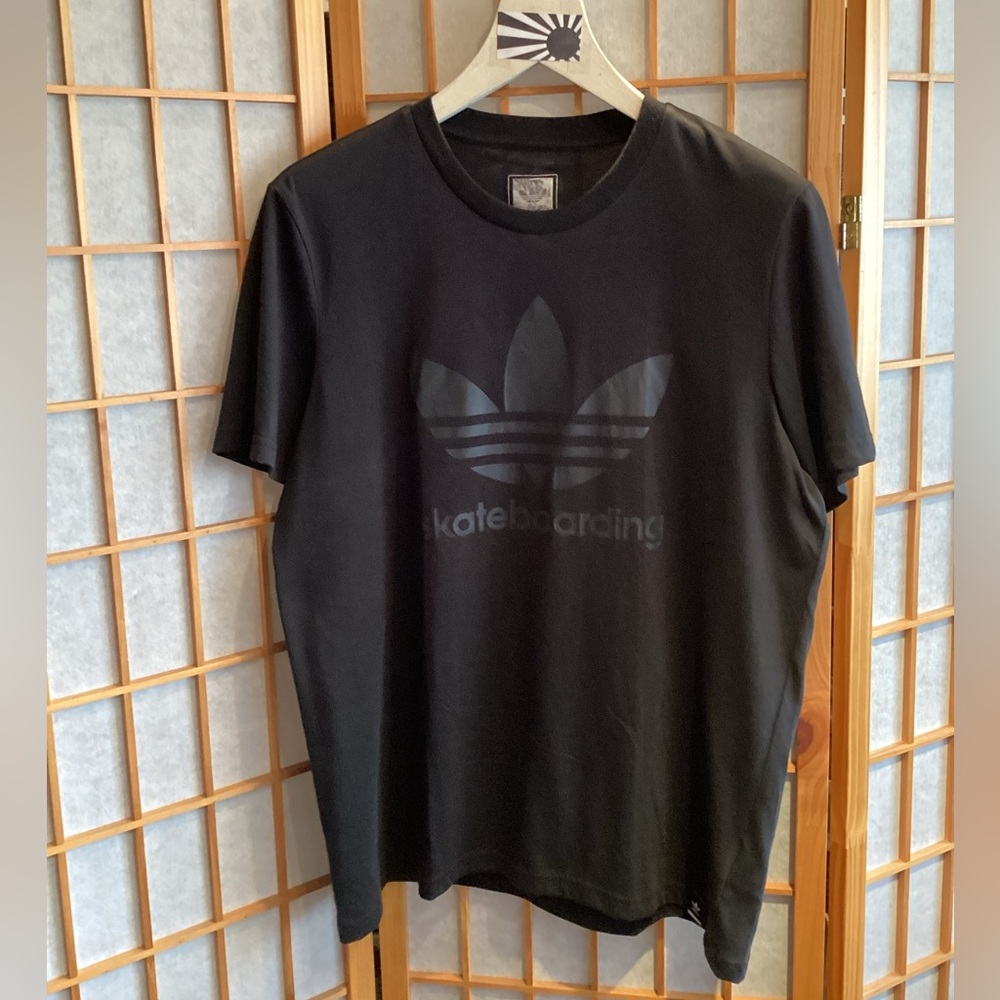 Adidas Skateboarding Climalite Graphic Logo Trefoil Tee Men's Size Large